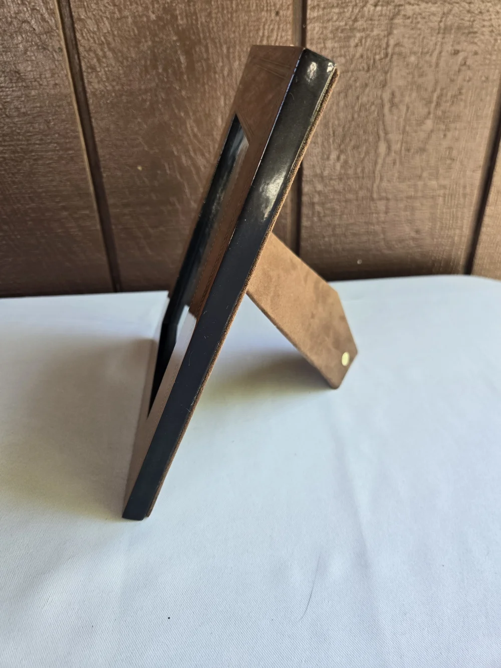 Wooden Picture Frame with Decorative Inlay